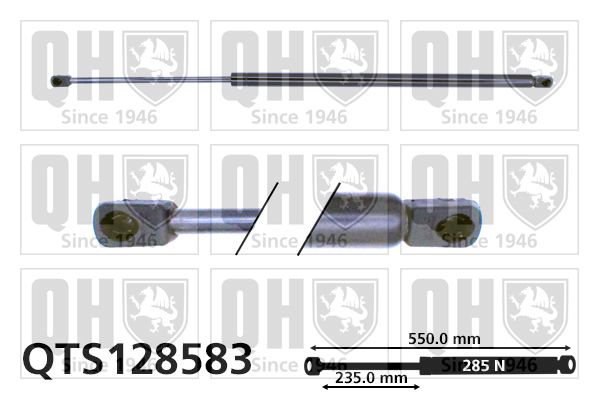 QUINTON HAZELL Газовая пружина, капот QTS128583